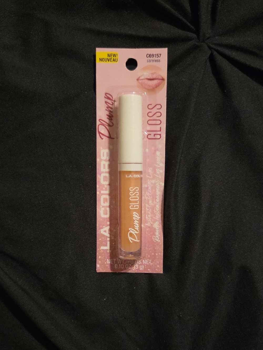 L.A. Colors Plump Gloss - Careless Peachy Nude